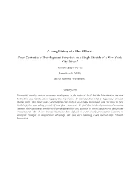 A Long History of a Short Block: Four Centuries of Development