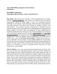 Bios of RED SPRING Curating the End of the World Contributors