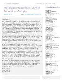 Secondary Newsletter Oct 2019.Pdf