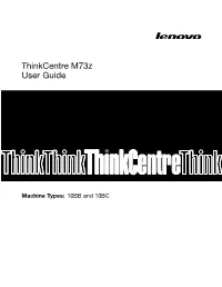 Thinkcentre M73z User Guide