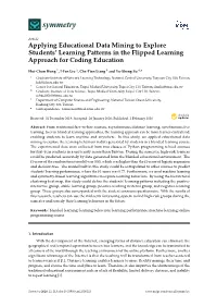 Applying Educational Data Mining to Explore Students' Learning