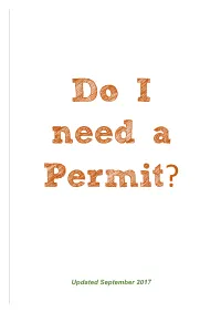 Do I Need a Permit?