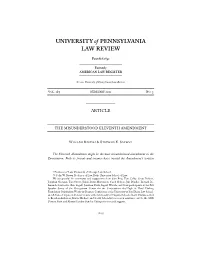 The Misunderstood Eleventh Amendment