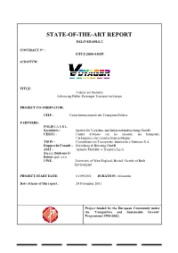 VOYAGER State-Of-The-Art Report