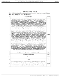 Appendix I. Search Strategy Ovid MEDLINE(R) and Epub
