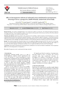 Effect of Intraoperative Infusion of Sufentanil Versus Remifentanil on Postoperative Shivering in Korea: a Prospective, Double-Blinded, Randomized Control Study