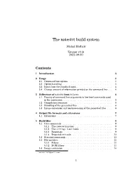 The Make4ht Build System