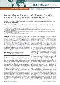 Check List the Journal Of