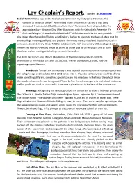Lay-Chaplain's Report. Twitter