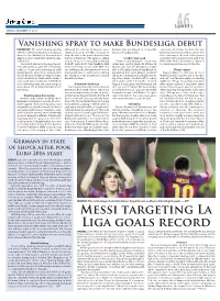 Messi Targeting LA Liga Goals Record