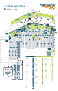 Waterloo Station Map 2021