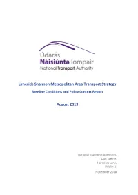 Baseline Conditions and Policy Analysis