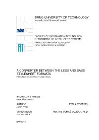 Brno University of Technology a Converter