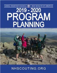 2019-2020 Program Planning Guide