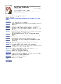 Assembly Language Step-By-Step: Programming with DOS and Linux