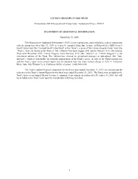Pfsvx Statement of Additional