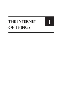 The Internet of Things in the Cloud