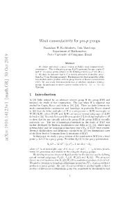 Weak Commutativity for Pro-$ P $ Groups