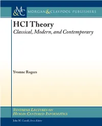 HCI Theory HCI Th HCI T