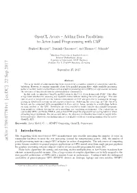 Opencl Actors-Adding Data Parallelism to Actor-Based Programming With