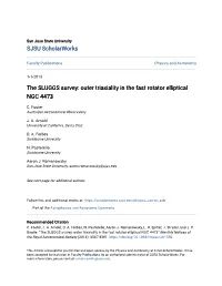 The SLUGGS Survey: Outer Triaxiality in the Fast Rotator Elliptical NGC 4473