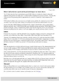 Biden's Infrastructure Spend and Its Potential Impact on Aussie Shares