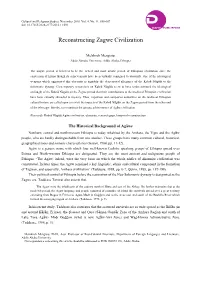 Reconstructing Zagwe Civilization