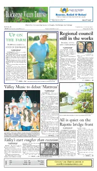 Regional Council Still in the Works