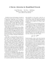 A Pairwise Abstraction for Round-Based Protocols