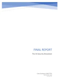Final Project Report