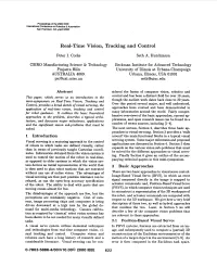Real-Time Vision, Tracking and Control