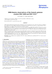 XMM-Newton Observations of the Galactic Globular Clusters NGC 2808 and NGC 4372