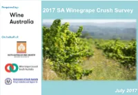2017 SA Winegrape Crush Survey