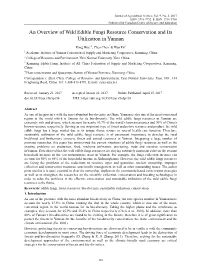 An Overview of Wild Edible Fungi Resource Conservation and Its Utilization in Yunnan