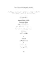 Blended Frameworks in the Works of Poe, Hawthorne, and Dickinson