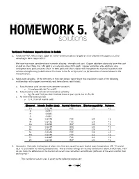 Homework 5 Solutions