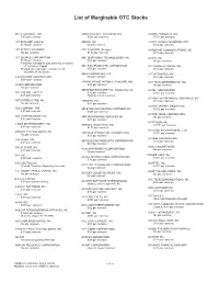 Marginable OTC Stocks Only (130 KB PDF)