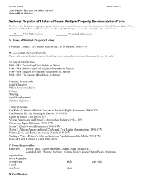 National Register of Historic Places Multiple Property Documentation Form