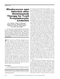 Rhodococcus Equi