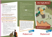Flubenvet Gamebird Leaflet.Pdf