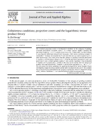 Journal of Pure and Applied Algebra Cofiniteness Conditions, Projective