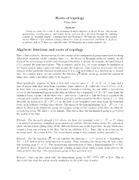 Notes for a Talk on Resolvent Degree