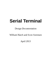 Serial Terminal
