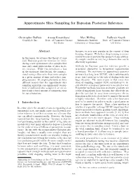 Approximate Slice Sampling for Bayesian Posterior Inference