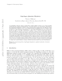 Arxiv:1511.01069V1 [Quant-Ph]