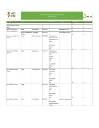 Interested and Affected Parties Register