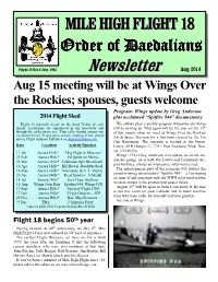 Newsletter and Will Be Joining Us