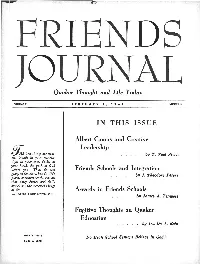 Quaker Thought and Life Today