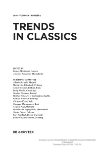 Trends in Classics