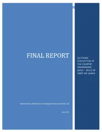 Final Report Outcome